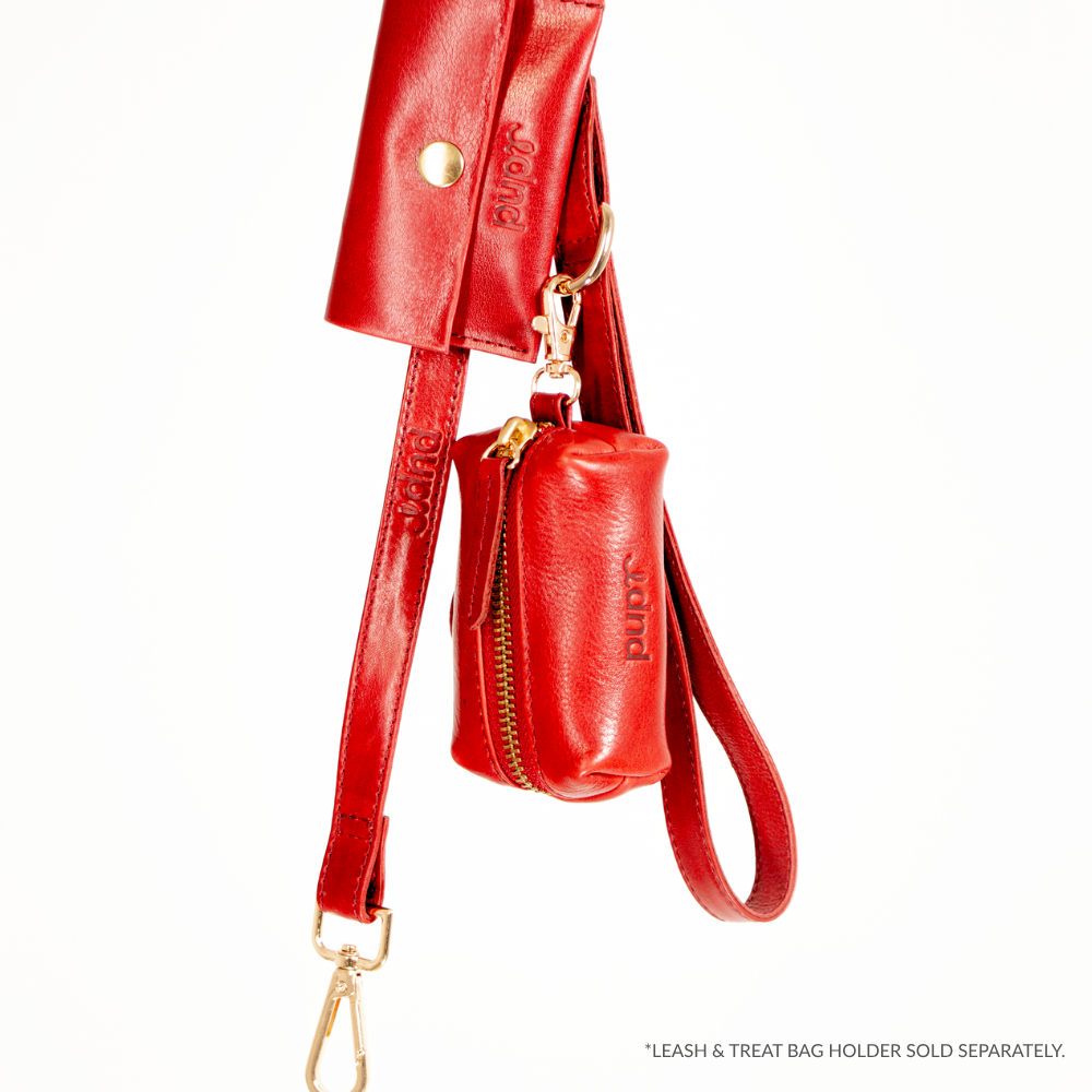 Ruby Red Dog Waste Bag Holder