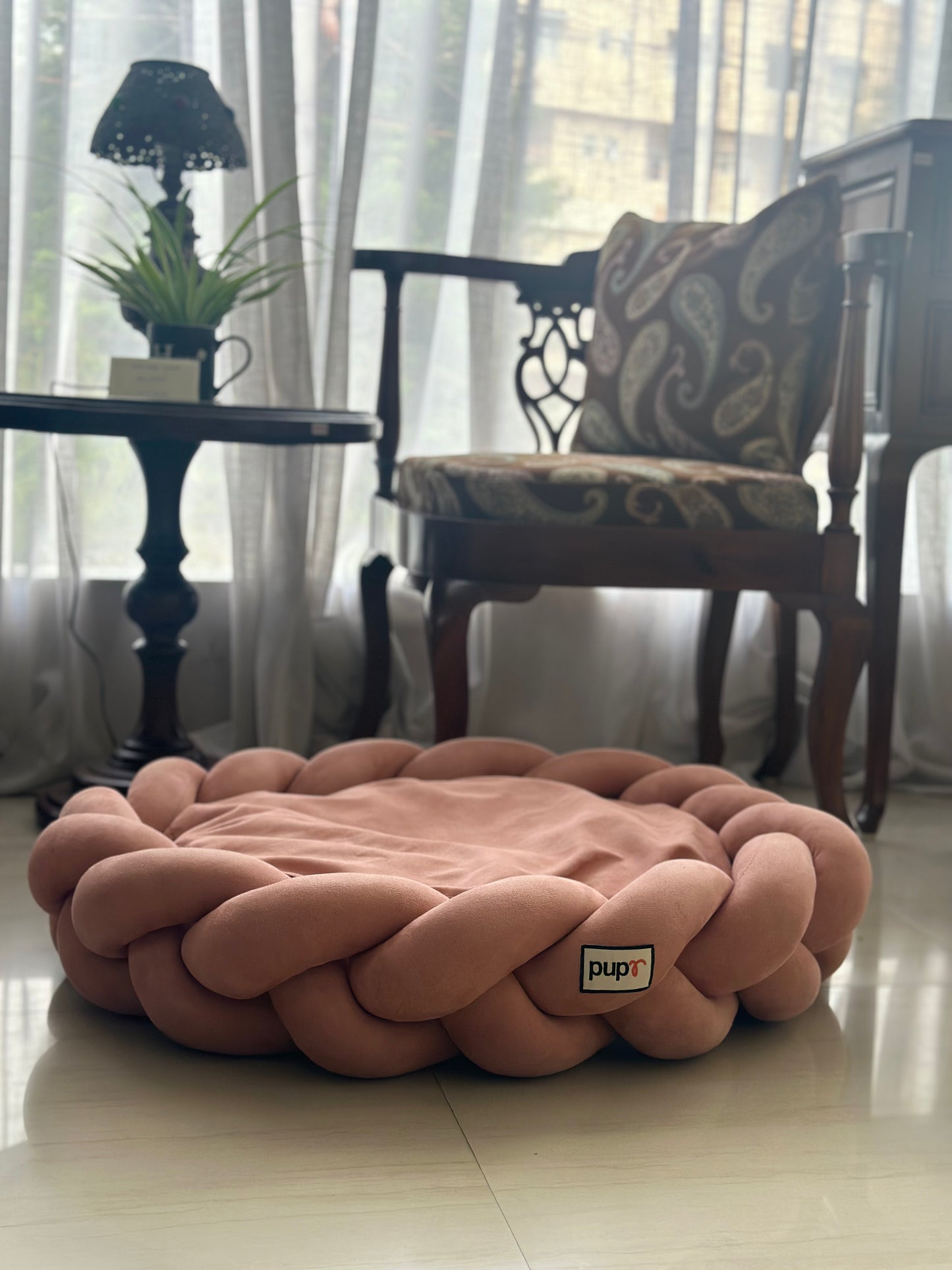 Blush Bruno Dog Bed