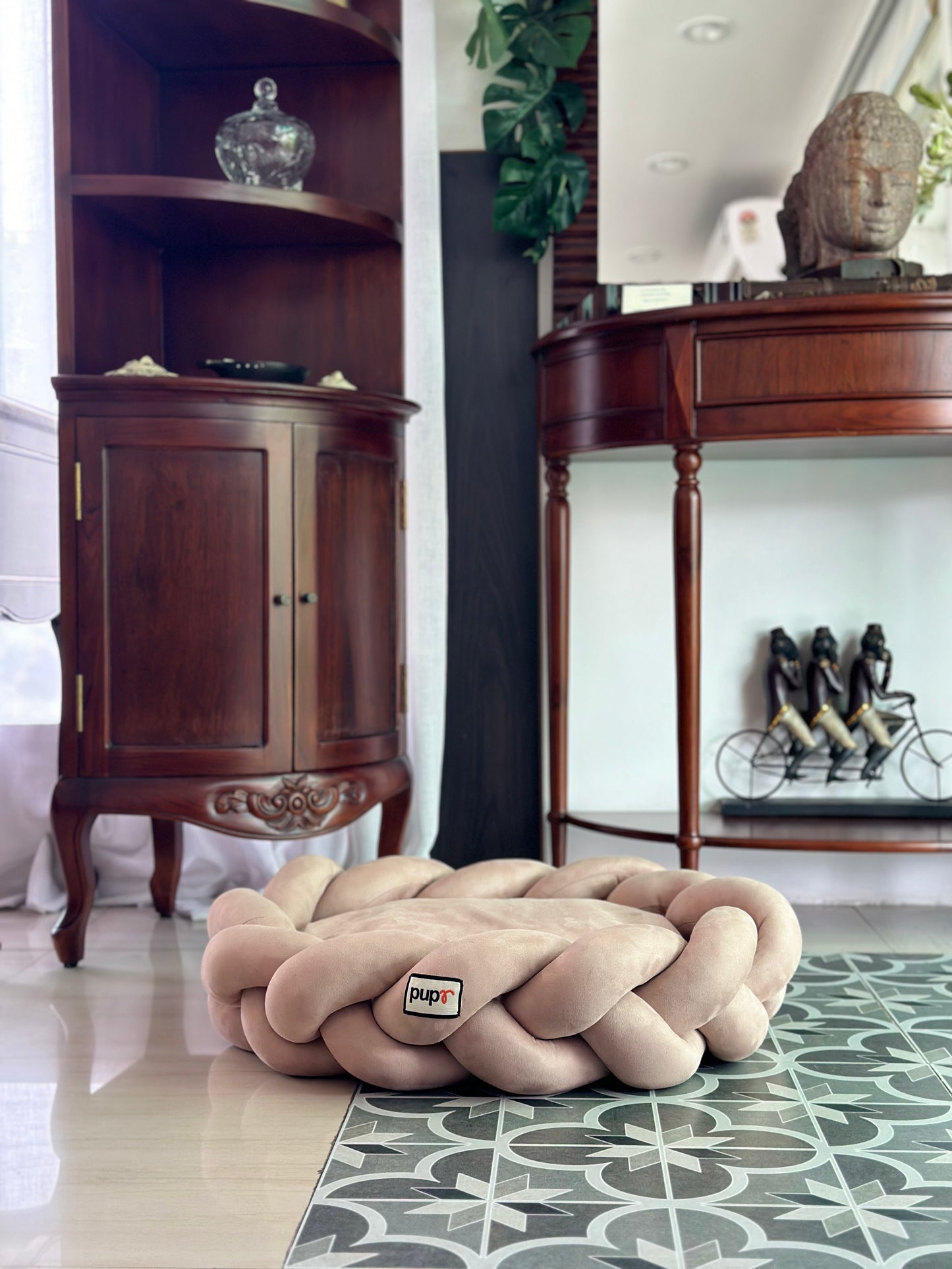 Bruno Beige Dog Bed