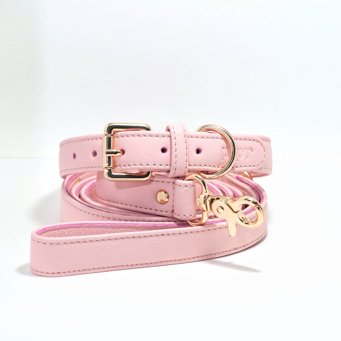 Pink Quartz Dog Collar & Leash Set