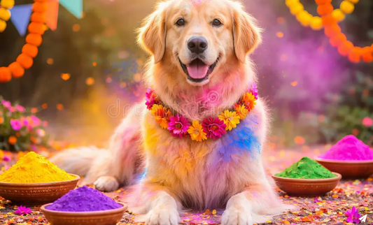 Holi Celebrations: Keep Pets & Strays Safe