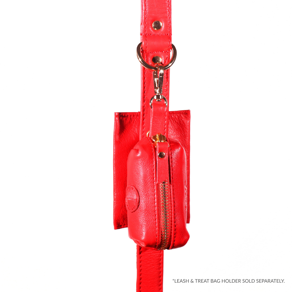 Red Dog waste Bag Holder