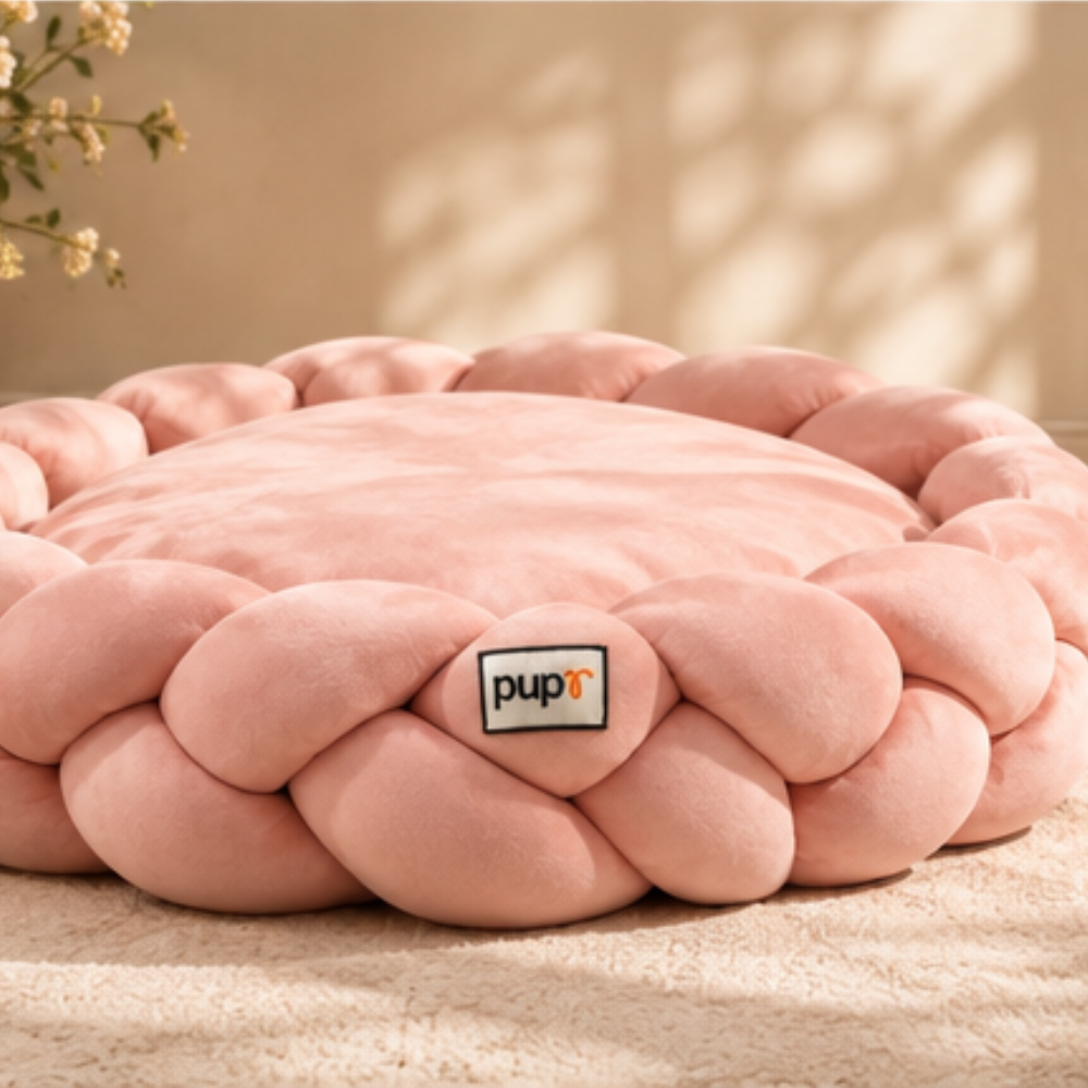 Bruno Dog Bed-Blush