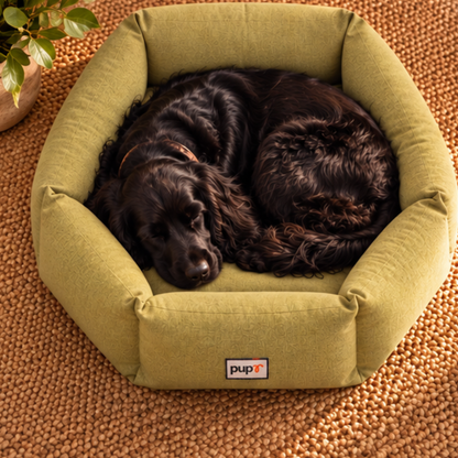 Alex dog Bed-Olive