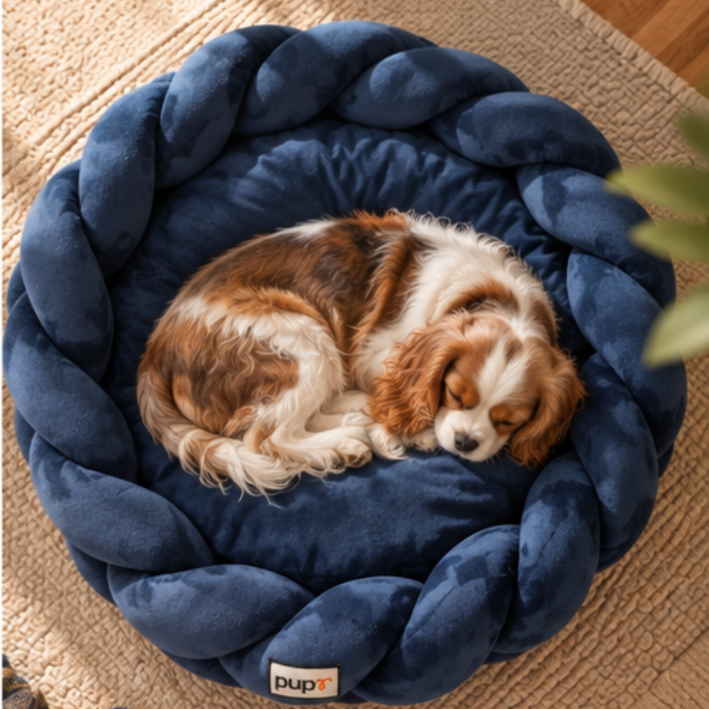 Bruno Dog Bed-Navy