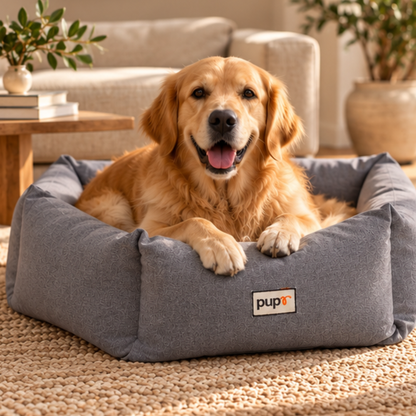 Alex Dog Bed-Grey