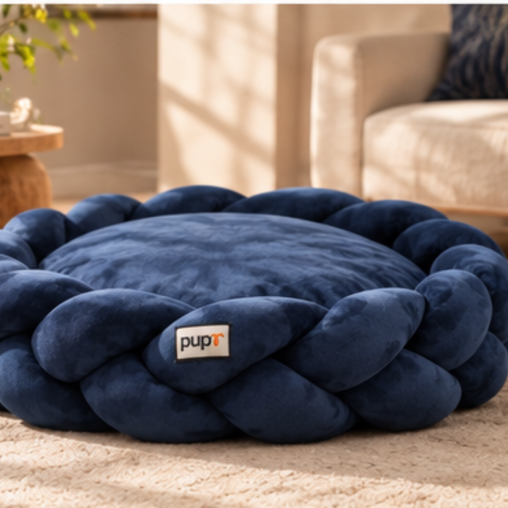 Bruno Dog Bed-Navy