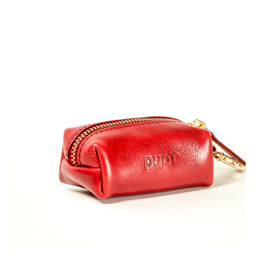 Ruby Red Dog Waste Bag Holder