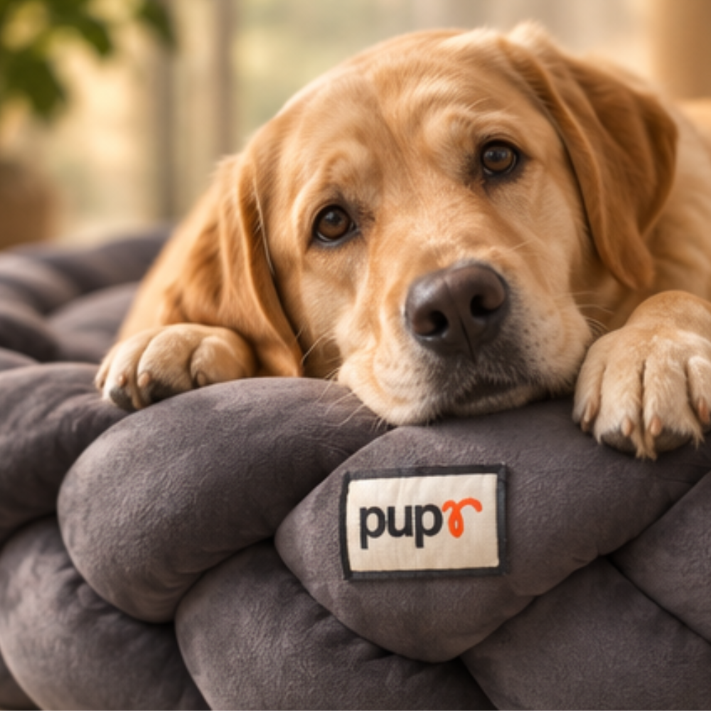 Bruno Dog Bed-Grey