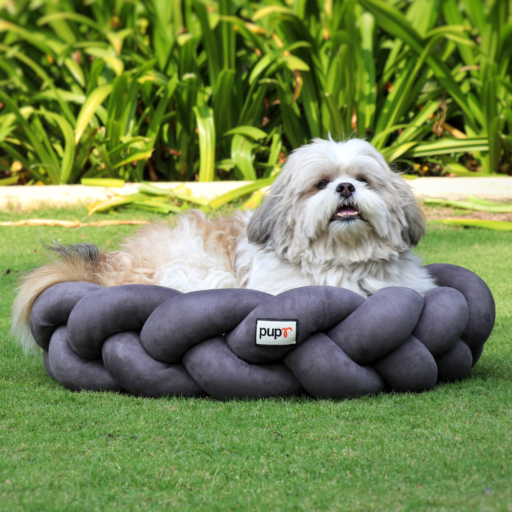 Bruno Dog Bed-Grey