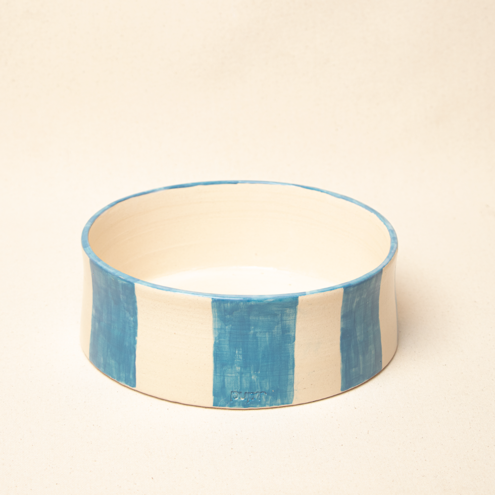 Blue Dog Food Bowl
