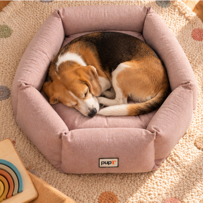 Alex Dog Bed-Blush
