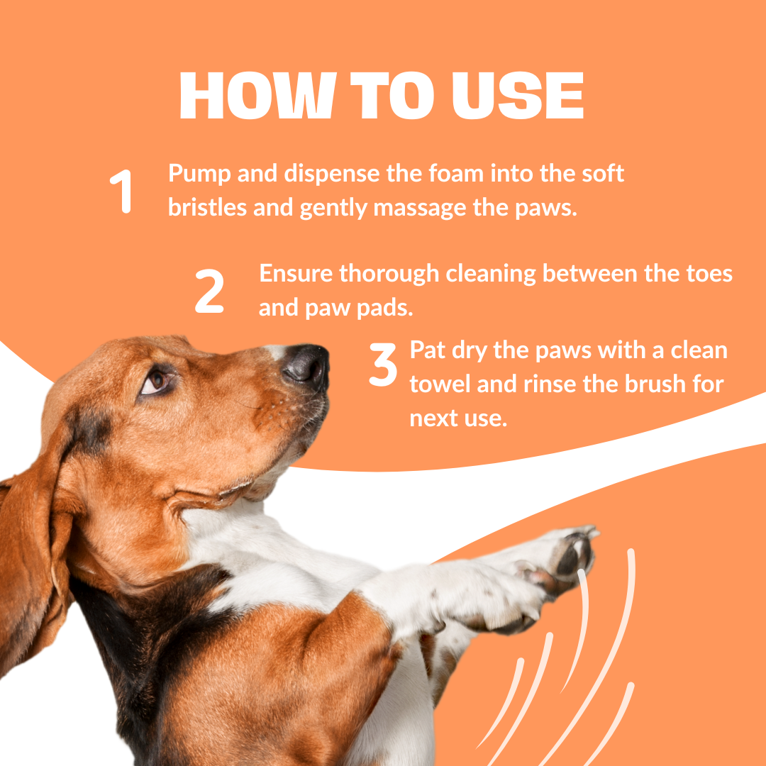 Dog Paw Foam Cleaner