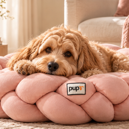 Bruno Dog Bed-Blush
