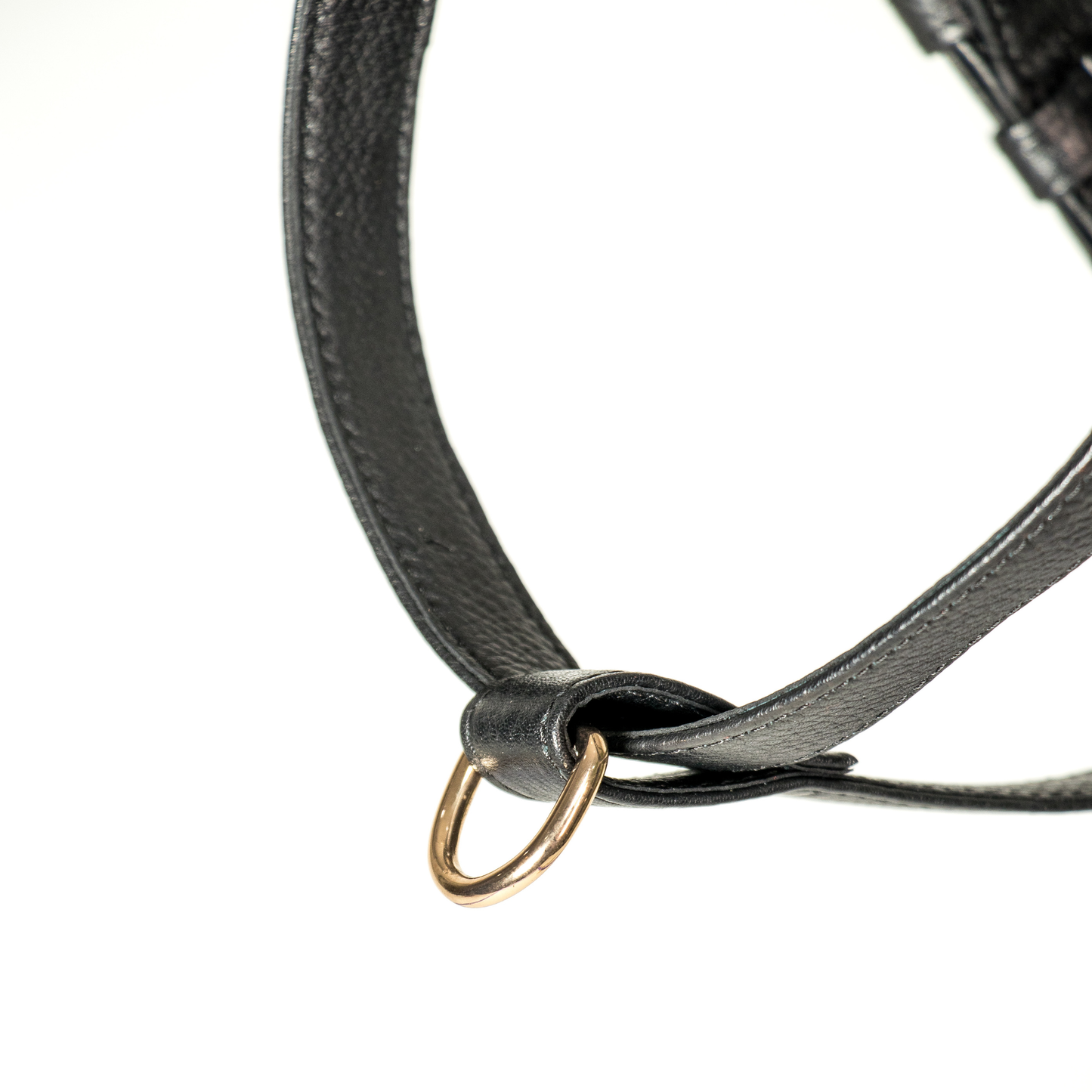 Black Opal Leather Harness