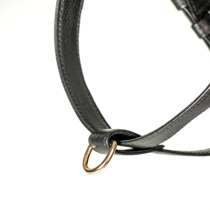 Black Opal Leather Harness