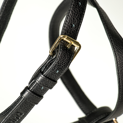 Black Opal Leather Harness