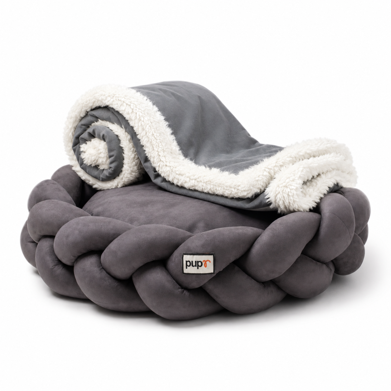 Bruno bed with blanket - Grey