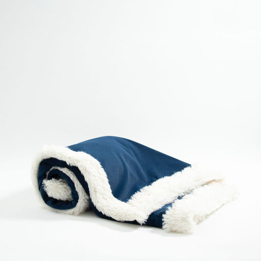 Navy Blue Dog Blanket