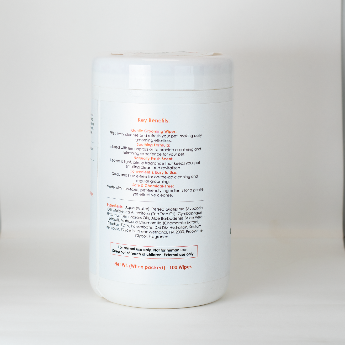 Dog Grooming Wet Wipes