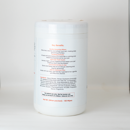Dog Grooming Wet Wipes