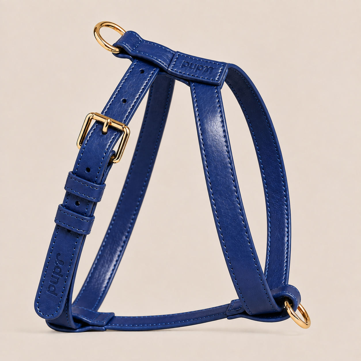 Navy Leather Harness