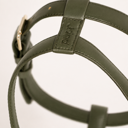 Olive Leather Harness